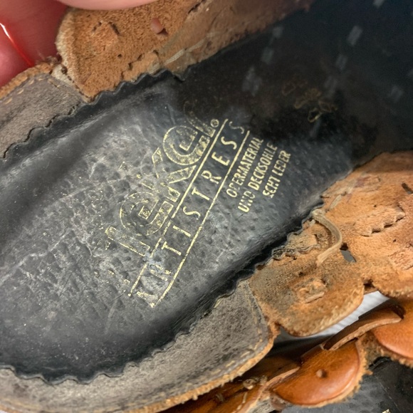 Rieker Womens Size 40 / 9 Brown Leather Shoes - Picture 7 of 12